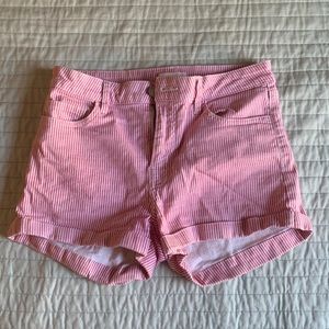 H&M striped shorts, size 4
